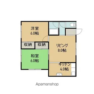 コーポ斉藤【1階】の間取り